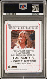 Bionic Collection Six Million Dollar Man Autograph Joan Van Ark LE Auto PSA 10